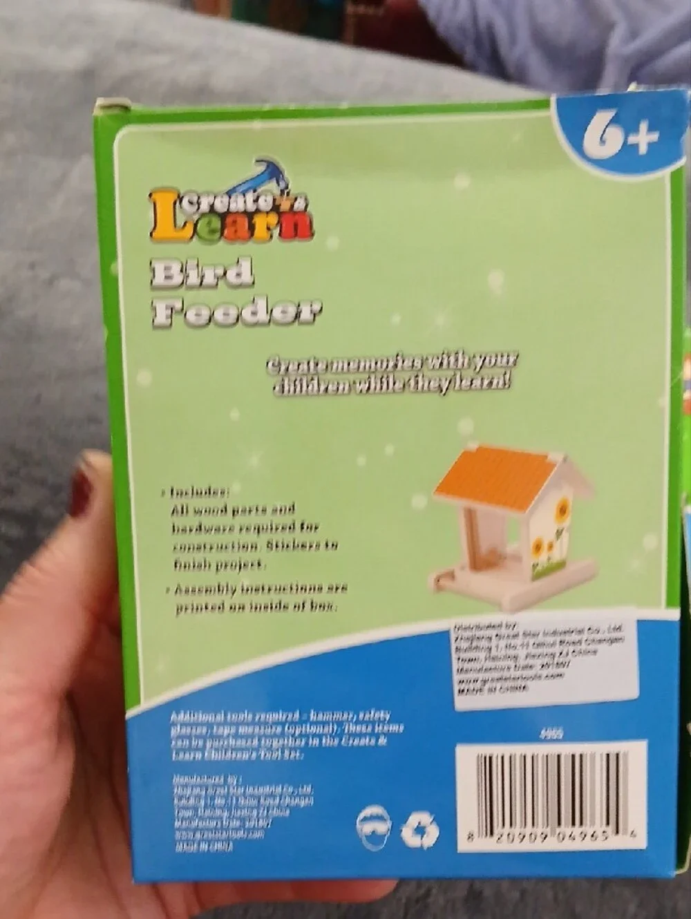 create and learn wooden building